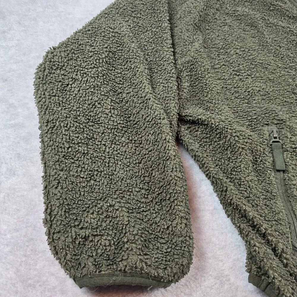 Women's XL Sherpa Cropped Jacket - All in Motion™ Green